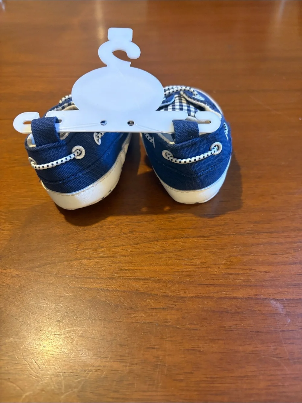 Tommy Bahama Navy and White Baby Boat Shoes